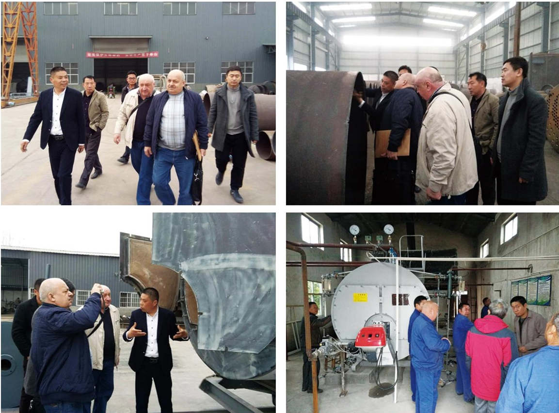 Welcome Russia Friend to visit our factory